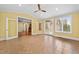 Sunroom with tile flooring leading to other parts of the house at 1010 Mill Pointe Way, Elon, NC 27244