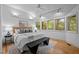 Inviting bedroom featuring natural light and hardwood flooring at 106 Mill Rock Ct, Carrboro, NC 27510