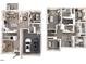 Detailed floor plan showing the layout of the home's two levels at 1104 Landen Creek Ln, Zebulon, NC 27597