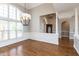 Dining room featuring crown molding, chair railings, neutral tones, and lots of natural light at 120 Gentle Rain Dr, Garner, NC 27529