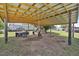 Large, open barn area ideal for storage or workshop space in a country setting at 12294 Nc Hwy 96 S, Dunn, NC 28334