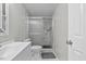 Bright bathroom with a shower and sleek, modern fixtures for a clean, updated look at 12294 Nc Hwy 96 S, Dunn, NC 28334