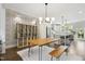 Open living room with dining area and connecting kitchen, perfect for entertaining at 1602 Bowery Dr, Raleigh, NC 27607