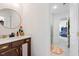 A bathroom with a cute mermaid them and is well decorated at 211 Education Dr, Spring Lake, NC 28390