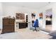 Large bonus room with carpet, desk area, and doorway to a bar area at 211 Education Dr, Spring Lake, NC 28390