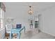 Bright office with desk, office chair and built in shelves at 2112 Tulare Ct, Raleigh, NC 27612