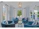 Cozy sitting room with bay window and comfortable seating at 2112 Tulare Ct, Raleigh, NC 27612