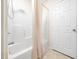 Clean bathroom featuring a shower and bathtub with a shower curtain at 3025 Creek Moss Ave, Wake Forest, NC 27587
