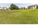 Expansive backyard with lush green grass, perfect for outdoor activities and enjoying nature at 3507 Portico Ln, Durham, NC 27703