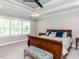 Bedroom featuring a cozy and inviting retreat with ample natural light at 4104 Bankshire Ln, Raleigh, NC 27603