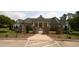 Community pool featuring a stone fence and gazebo at 4104 Bankshire Ln, Raleigh, NC 27603