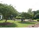 Community playground provides a safe and fun environment for children to play, with slides and swings at 4104 Bankshire Ln, Raleigh, NC 27603