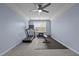 This is a well-lit home gym with workout equipment that promotes a healthy lifestyle at 4420 Bonnie Loch Dr, Burlington, NC 27215