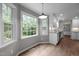 Eat in kitchen with lots of natural light at 5116 Knaresborough Rd, Raleigh, NC 27612