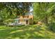 Inviting backyard with a spacious deck, perfect for outdoor dining and entertaining at 520 Brittany Bay W, Raleigh, NC 27614