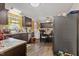 A spacious kitchen with modern appliances and a dining area at 586 New Hope Church Rd, Apex, NC 27523