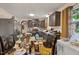 Kitchen featuring abundant counter space and dark wood cabinets at 586 New Hope Church Rd, Apex, NC 27523