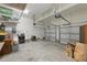 Spacious garage with plenty of storage and room for two cars, plus additional work and project space at 776 Legend Oaks Dr, Chapel Hill, NC 27517