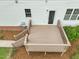 An elevated deck showcases the backyard, accessible by stairs from the yard at 1005 Barmkin Pl, Knightdale, NC 27545