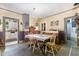 View of a dining room featuring a puzzle in progress on the table at 110 E Church St, Creedmoor, NC 27522