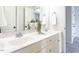 Bathroom with double vanity and decorative vase at 1206 Chalk Maple Dr, Cary, NC 27519