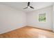 Bedroom featuring hardwood floors, neutral walls and natural light from the window at 1514 Lawrence Rd, Creedmoor, NC 27522