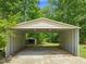 Metal utility garage with storage at 1514 Lawrence Rd, Creedmoor, NC 27522