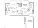 Detailed second floor plan featuring bedrooms, bathrooms, and walk-in closets at 1519 Hermitage Ct, Durham, NC 27707