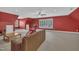 Large bonus room with furniture and natural light at 1608 Heritage Links Dr, Wake Forest, NC 27587