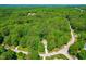 Home surrounded by mature trees and neighboring houses in a residential area at 166 Daffodil Ln, Clayton, NC 27527