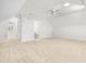 Spacious bonus room featuring a ceiling fan, neutral carpet, recessed lighting, and an open doorway at 166 Daffodil Ln, Clayton, NC 27527