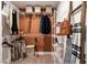 This walk-in closet has wire shelving for storage and organization at 18 Relaxing Way, Pittsboro, NC 27312