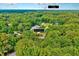 Aerial view showcasing the property's proximity to Cary, NC and surrounding trees at 2109 W Marilyn Cir, Cary, NC 27513