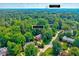 Aerial view showing the home's location near Lake Pine Plaza at 2109 W Marilyn Cir, Cary, NC 27513