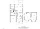 Detailed floor plan showcasing the layout of the home, including room dimensions and features at 2500 Plowridge Rd, Fuquay Varina, NC 27526