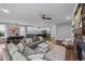 Spacious open floorplan featuring a living room and dining area, with access to kitchen at 2500 Plowridge Rd, Fuquay Varina, NC 27526