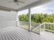 Spacious back porch perfect for relaxing and enjoying the outdoors at 437 Henmore Brook Dr Dr, Cary, NC 27519
