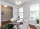 Cozy home office with French doors, hardwood floors, and lots of natural light at 437 Henmore Brook Dr Dr, Cary, NC 27519