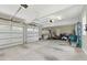 Spacious garage with high ceilings, ample storage, and room for multiple vehicles and equipment at 671 Bear Tree Crk, Chapel Hill, NC 27517