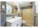 Cozy bathroom with vanity and bathtub, offering a practical and functional space at 712 Beaver Dam Rd, Raleigh, NC 27607