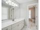 Bright bathroom with a large vanity and a white countertop at 7309 New Forest Ln, Wake Forest, NC 27587