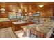 Classic kitchen design featuring wooden cabinets, tile backsplash and stainless steel appliances at 771 Cedar Grove Church Rd, Roxboro, NC 27574