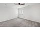 Bright and spacious bedroom with carpet, a ceiling fan, and natural light at 7816 Harbor Dr, Raleigh, NC 27615