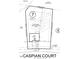 Schematic of Lot 7 detailing dimensions, approximate septic location, and utility easement on Caspian Court at 90 Caspian Ct, Lillington, NC 27546