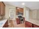 Well-equipped kitchen features granite countertops and stainless steel appliances at 921 Shefford Town Dr, Rolesville, NC 27571
