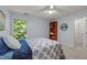 bedroom featuring a large window and fun décor at 1004 Staffield Lane Ln, Chapel Hill, NC 27516