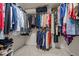 Spacious walk-in closet with ample hanging space and shelving at 1004 Staffield Lane Ln, Chapel Hill, NC 27516