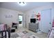 Well-organized bedroom showcasing furniture and a playful decor style at 101 Claystone Dr, Gibsonville, NC 27249