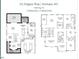Detailed floor plan showcasing the layout of this five bedroom, four bathroom home in Durham, North Carolina at 112 Filigree Way, Durham, NC 27713