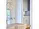 White kitchen with cabinets and stainless hardware at 112 Filigree Way, Durham, NC 27713